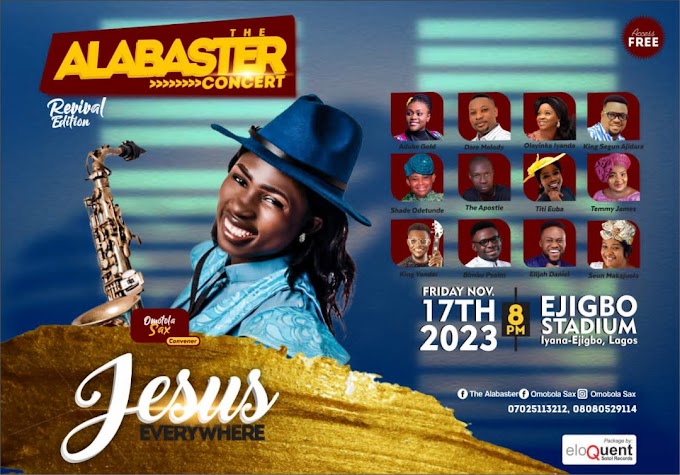 Omotola Sax's Alabaster 2023 Concert Holds On Friday! 