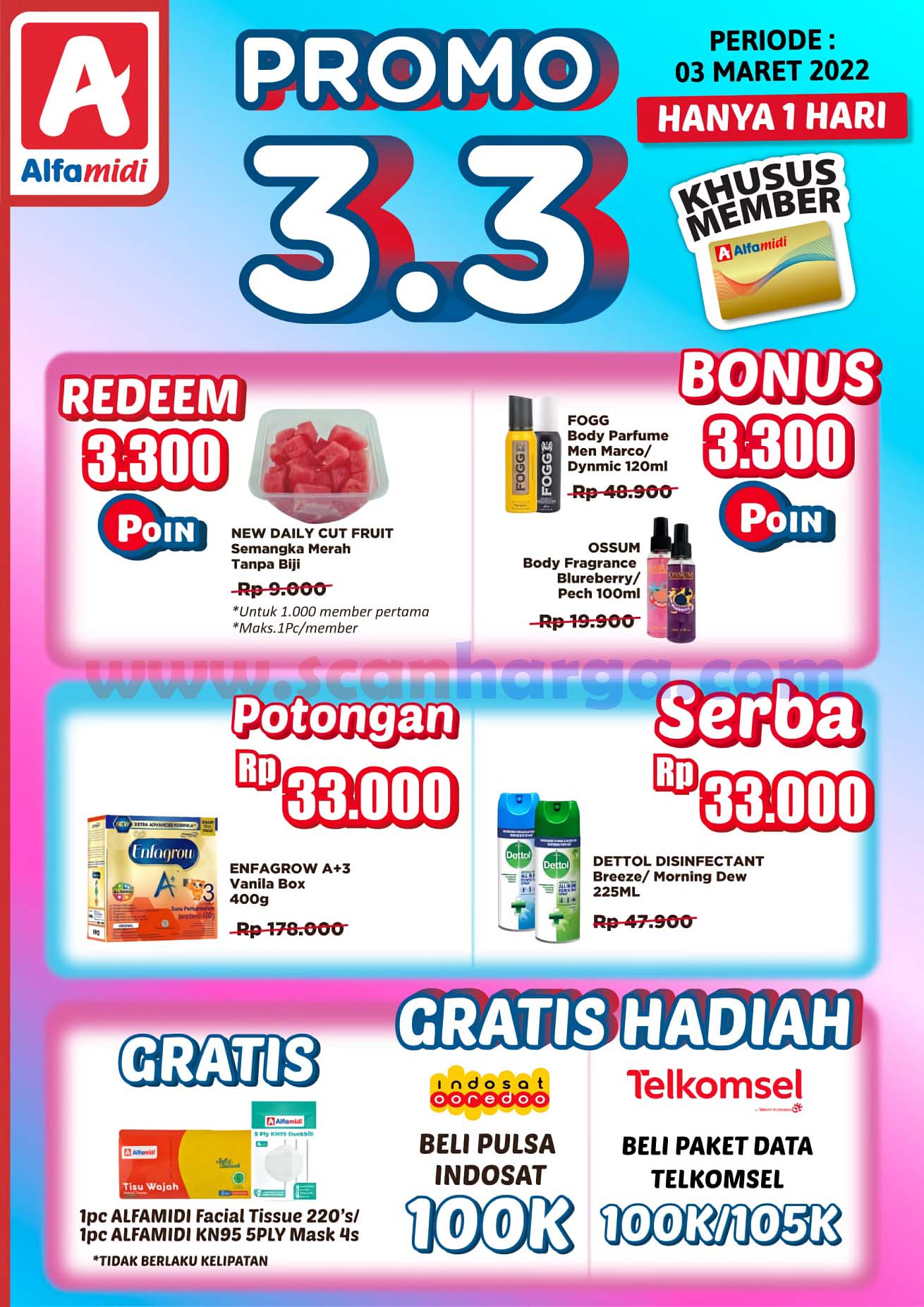 Promo ALFAMIDI 3.3 SERBA DISKON 33% 2