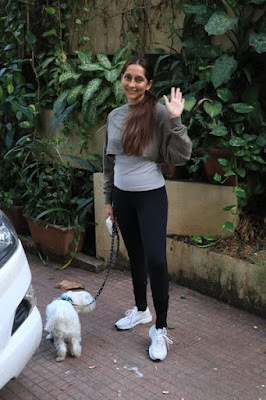 Anusha Dandekar spotted in Mumbai