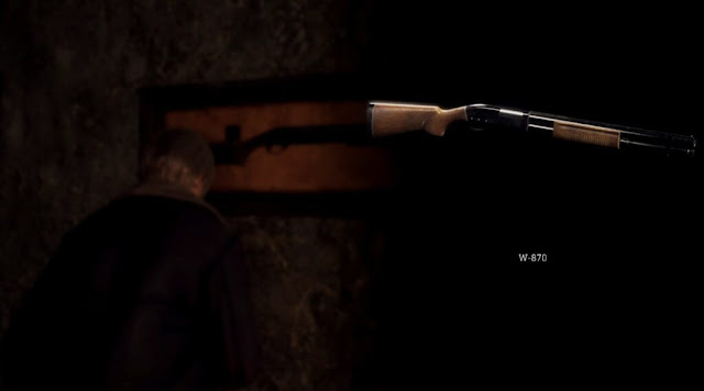 Position der Schrotflinte in Resident Evil 4 Remake