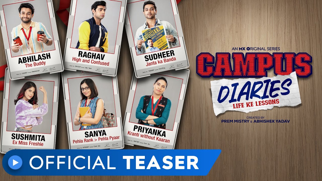 Campus Diaries First look Posters