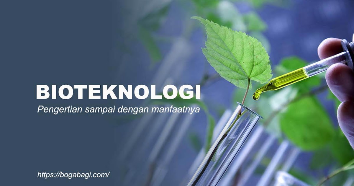 Penduduk semakin meningkatnya di indonesia dikembangkannya bioteknologi mendorong jumlah Semakin meningkatnya