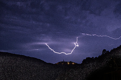 Onweer boven Labin