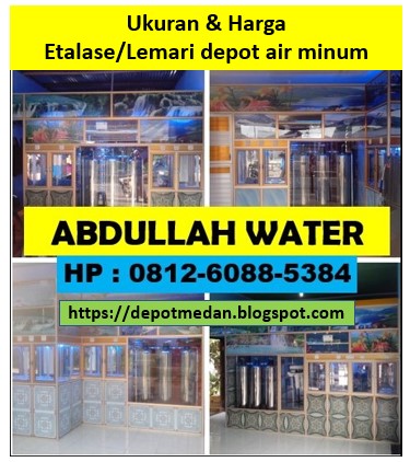 Lemari depot air minum isi ulang