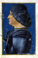 Portrait of Ludovico Sforza, the art patron of Leonardo da Vinci, and Duke of Milan, Giovanni Ambrogio de Predis c.1494-1498
