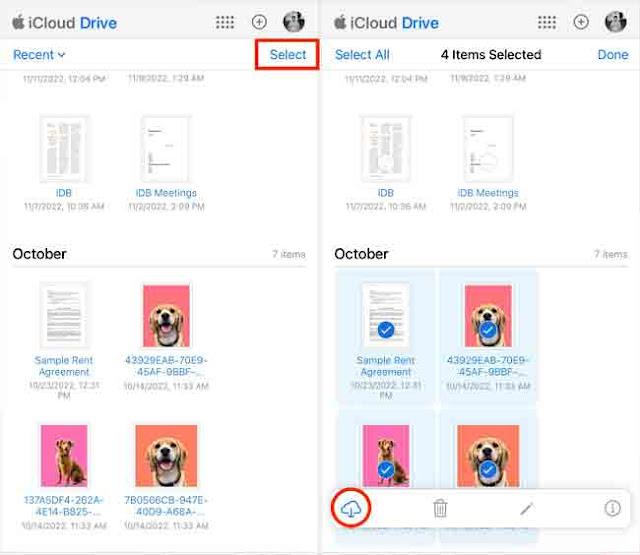 قم بتنزيل ملفات iCloud Drive على Android