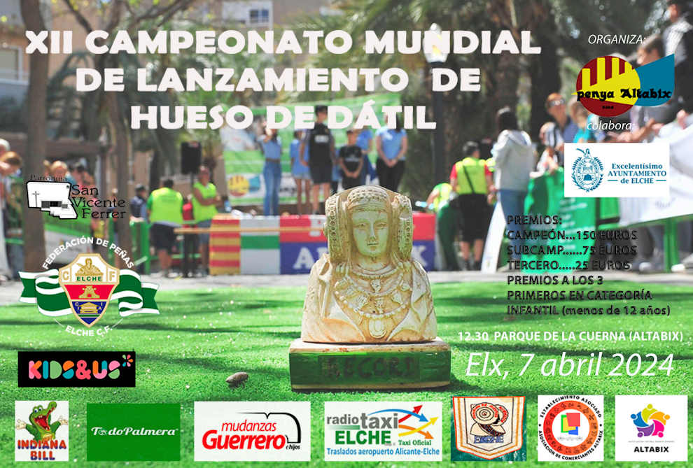  CAMPEONATO MUNDIAL LANZAMIENTO DE HUESO DE DÁTIL