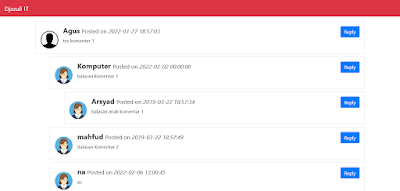 Buat Komentar Bertingkat dengan PHP