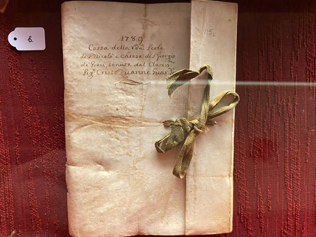 Ταμειακό βιβλίο του 1789 [Credit: ΑΠΕ-ΜΠΕ / Κατερίνα Κορρέ].