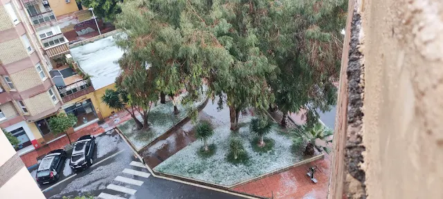 Almeria y Granizo.