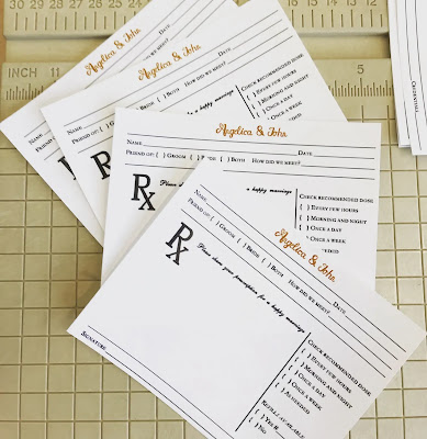 Wedding planning tips - prescription guest book for brides and grooms who are in medicine - Wedding Soiree Blog by K’Mich, Philadelphia’s premier resource for wedding planning and inspiration  - belllabellabynicole