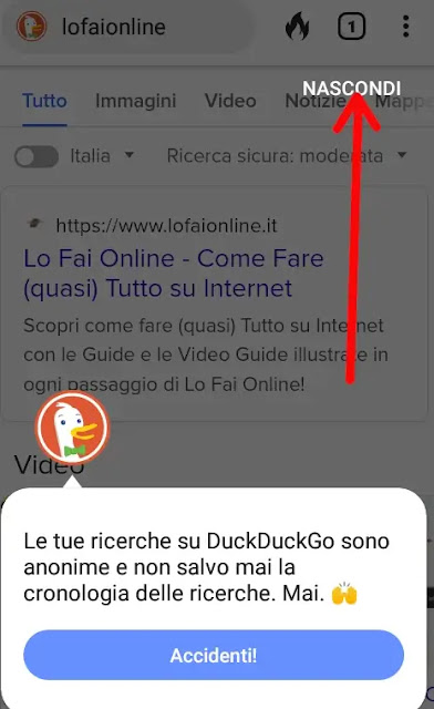 Come Aumentare la Privacy navigando con DuckDuckGo