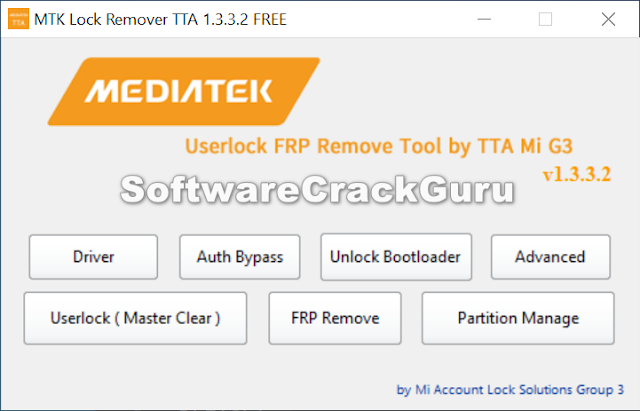 Download MTK Lock Remover TTA 1.3.3.2 (2024) Free