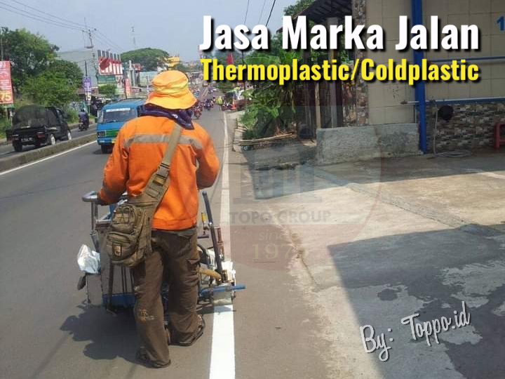 jasa marka jalan thermoplastic harga murah per m2