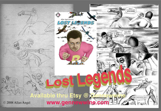 Lost Legends all ages action comic book from Integrity Comics distributed by Gennewwine. From Allan Angel
