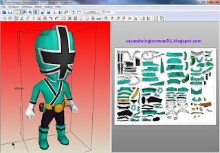 Power Rangers Samurai Green Chibi