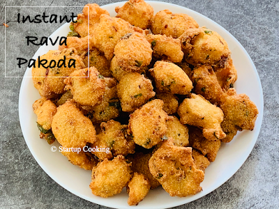 rava pakoda