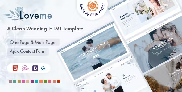 Best Wedding & Wedding Planner HTML5 Template