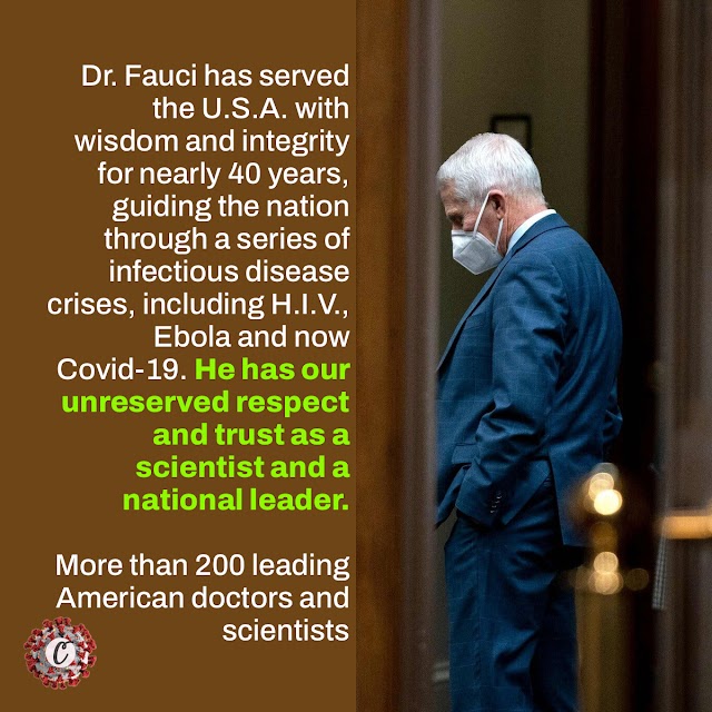 Scores of Doctors and Scientists Condemn Personal Attacks Against Fauci