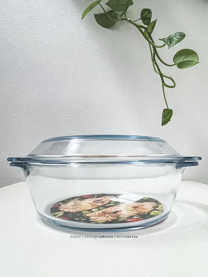 Klasique bakeware Borosilicate Glass with lid