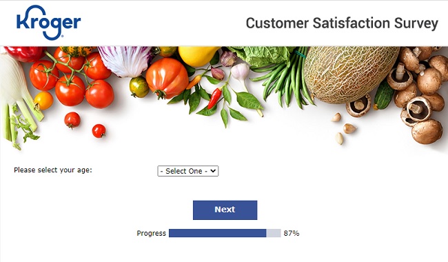 Kroger, Feedback Survey