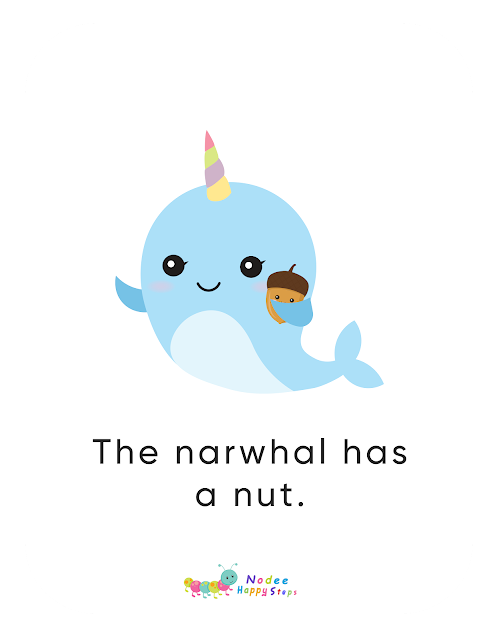 Letter N story for Kids - The Narwhal