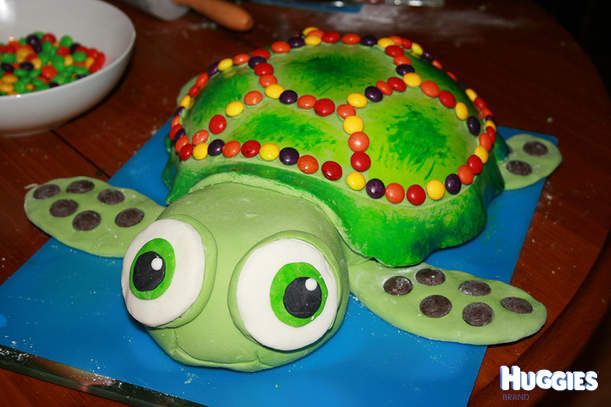 turtle shaped cake