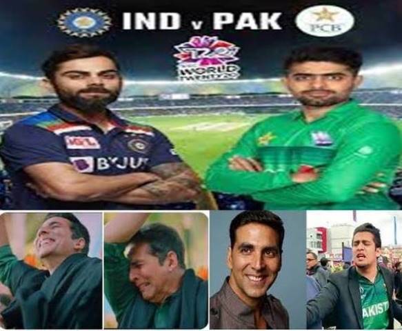 Whether Akshay Kumar enjoyed Pak-India T20 World Cup Match