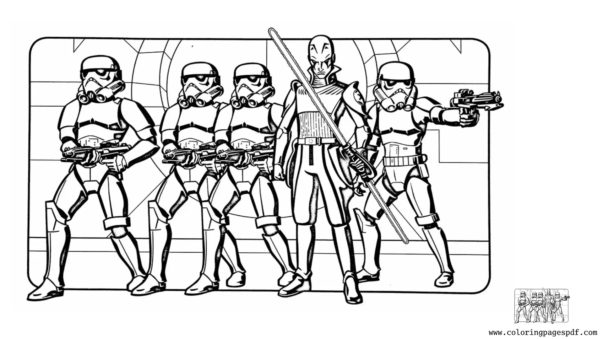 Coloring Pages Of Stormtroopers