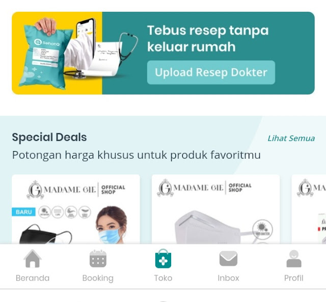 Tebus obat di sehatq