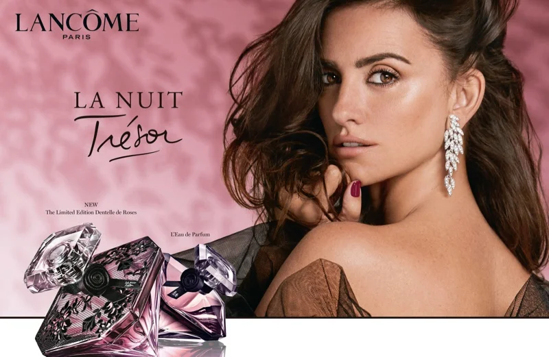 Penelope Cruz stars in Lancome La Nuit Trésor L’Eau de Parfum campaign. Photo: Hunter & Gatti