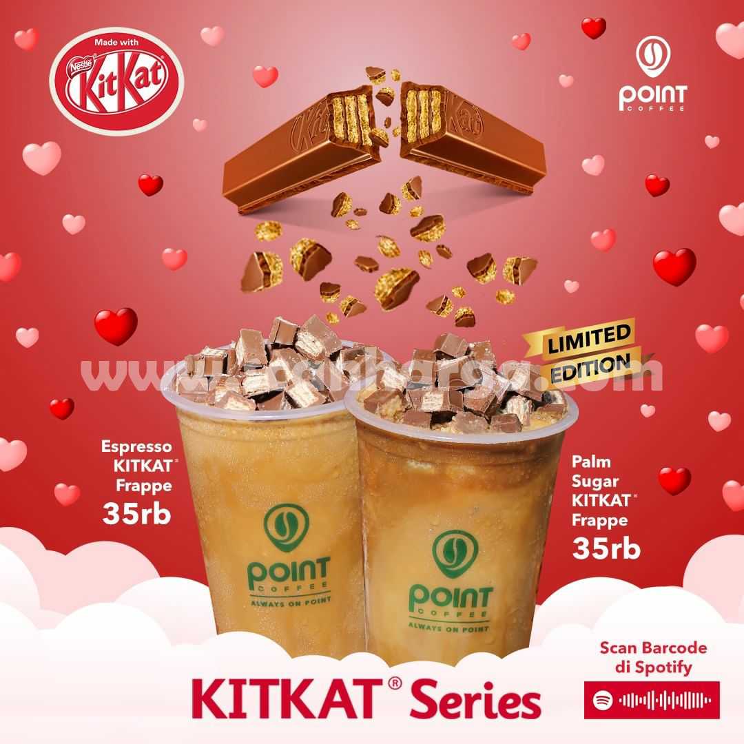 POINT COFFEE KITKAT SERIES Harga hanya Rp. 35.000