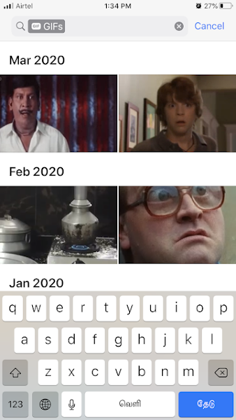 Whatsapp Search Result