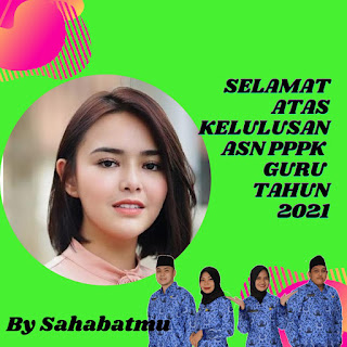 TWIBBON SELAMAT DAN SUKSES ATAS KELULUSAN ASN PPPK GURU TAHUN 2021