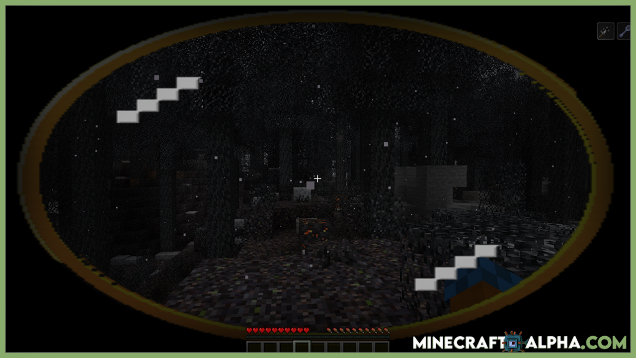 Desolation Mod 1.17.1 Charred Forest, Biome, Entities