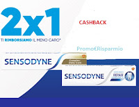 Promozione  Cashback Sensodyne  : rimborso del prodotto meno caro ( fino a € 4,50)