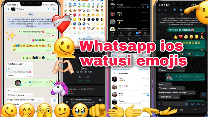 WhatsApp Watusi ESTILO IPHONE en Android Ultima Versión 2022 ✅️🔥 con EMOJIS 