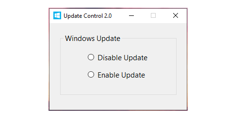 Công Cụ Tắt Update Trên Windows 10/11 - Update Control v2.0