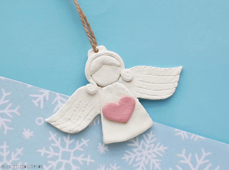 clay angel ornaments