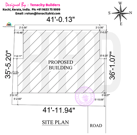 Site plan drawing