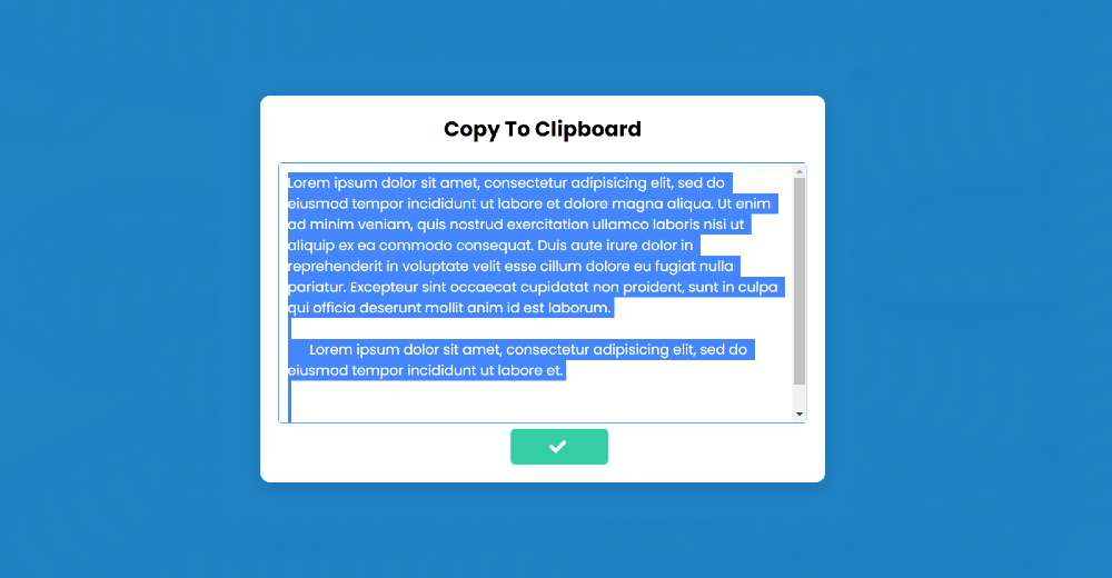 How to Create JavaScript Copy to Clipboard