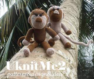 PATRON GRATIS MONO AMIGURUMI 50070 🐒