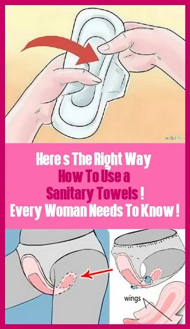 The Right Way To Change a Sanitary Pad !