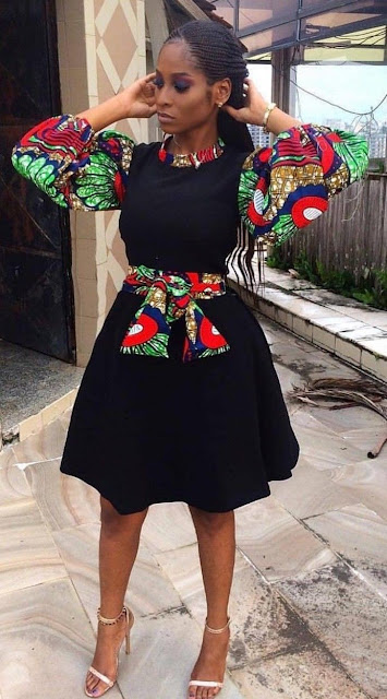 Top 15 Ankara Plain and Pattern Gown Styles For Ladies  2022