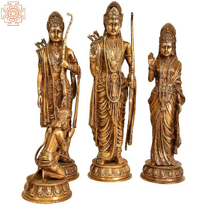 Rama Durbar Brass Statue