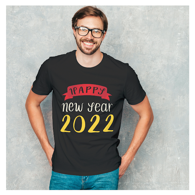 Happy New Year 2022 t-shirt design 