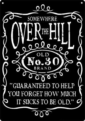 over the hill cake