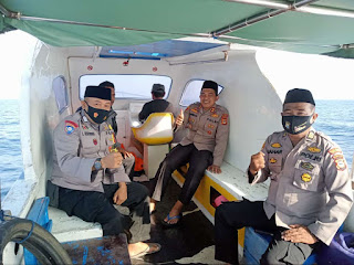 Tingkatkan Patroli Sambang di Pulau, Kapolres AKBP Kadarislam Ajak Warga Patuhi Prokes dan Jaga Kamtibmas