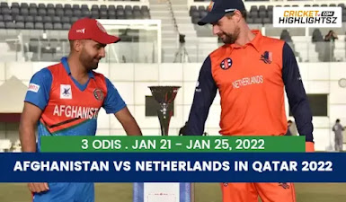 Afghanistan v Netherlands in Qatar 2022