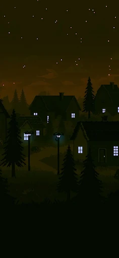 atmospheric pixel art iPhone wallpaper